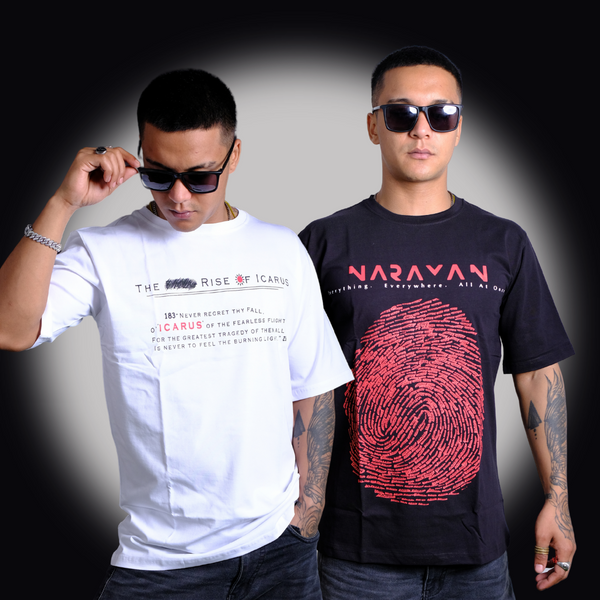 Combo Set Of 2 Tshirts (Narayana x Rise of Icarus)