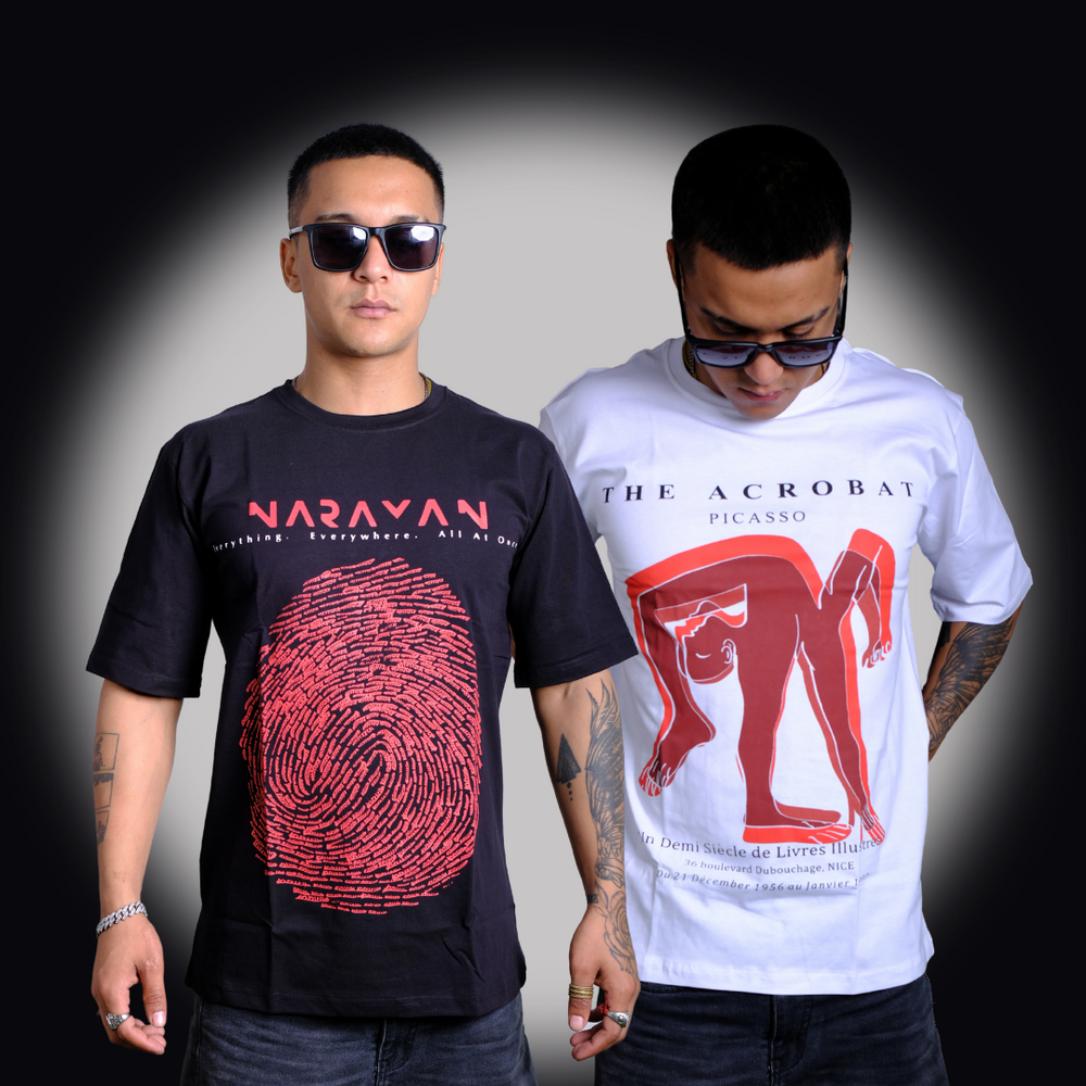 Combo Set Of 2 Tshirts (Narayana x Picasso)