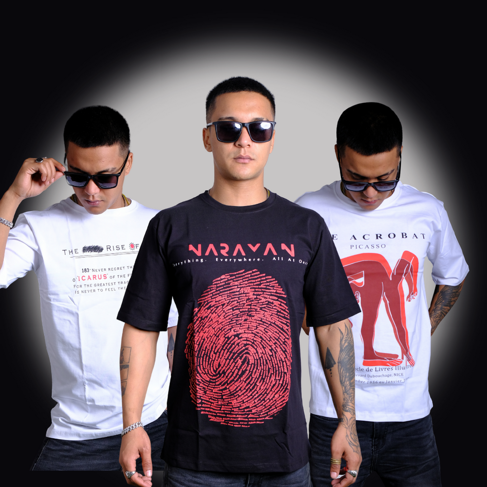 Combo Set Of 3 Tshirts (Narayana x Picasso x Rise of icarus)