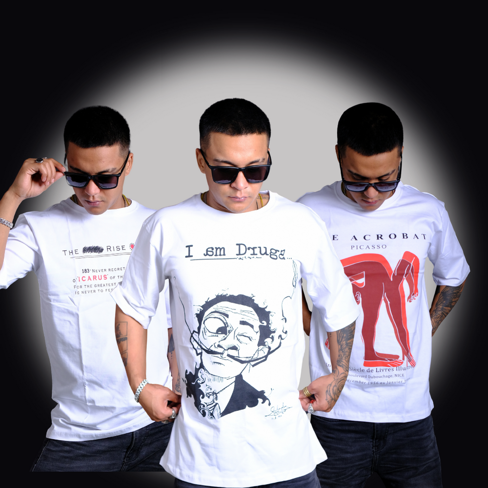 Combo Set Of 3 Tshirts (I am d**** x Picasso x Rise of icarus)