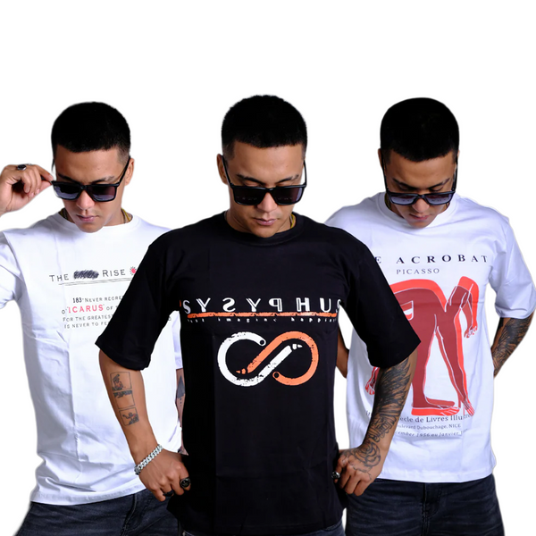 Combo Set Of 3 Tshirts (sysyphus x Picasso x Rise of icarus)