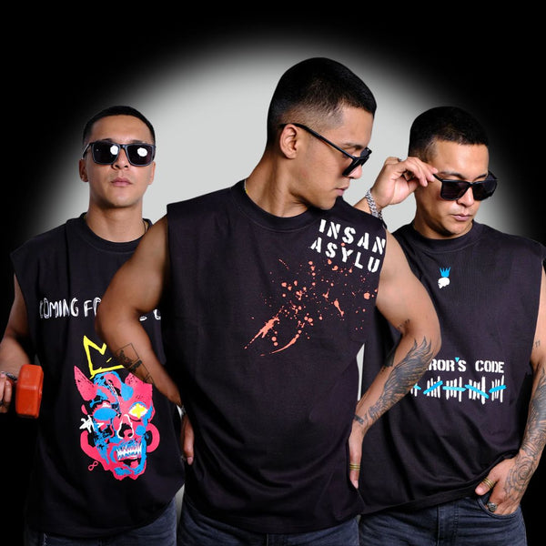 Combo Pack of 3 savage sleeveless tank vests