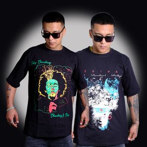 Combo Set Of 2 Tshirts (BoB Marley x Shiva)