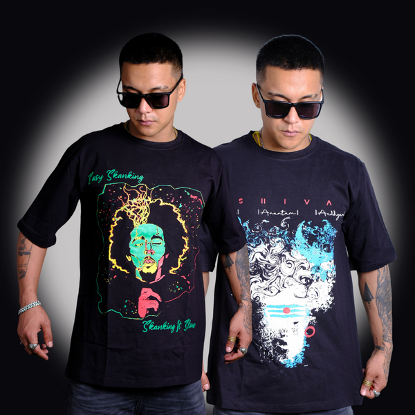 Combo Set Of 2 Tshirts (BoB Marley x Shiva)