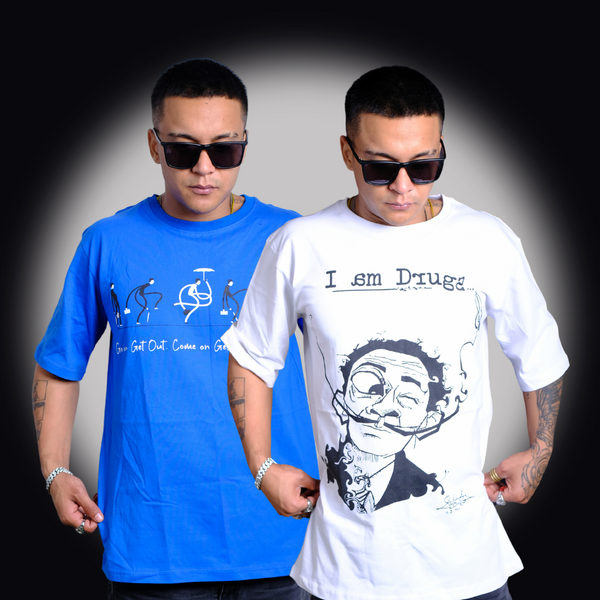 Combo Set Of 2 Tshirts (Silly Walks x I am d**** )