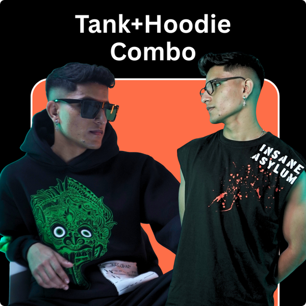 Combo Set Of 2 Tank+Hoodie Combo